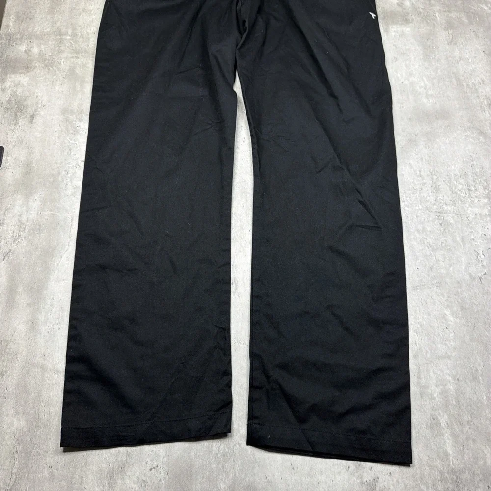 Tesla Motors Work Pants Men 34x30 Black Straight Leg Uniform Chino Straight Leg